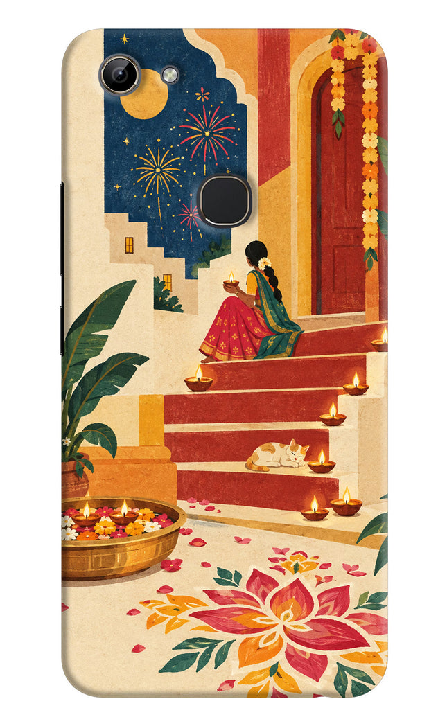 Diwali Rangoli Vivo Y81 Hard Case Back Cover by Casekaro