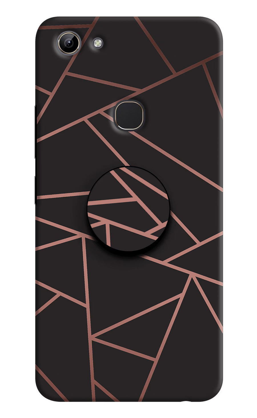 Geometric Pattern Vivo Y81 Pop Case, Hard case