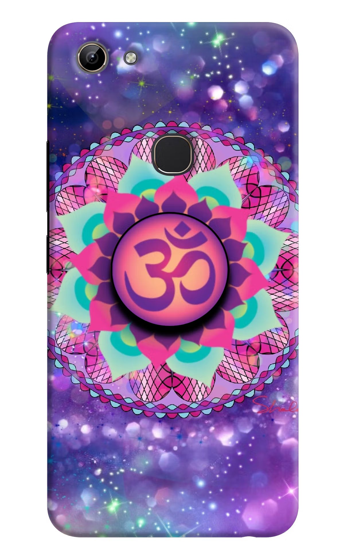 Om Purple Vivo Y81 Pop Case by Casekaro