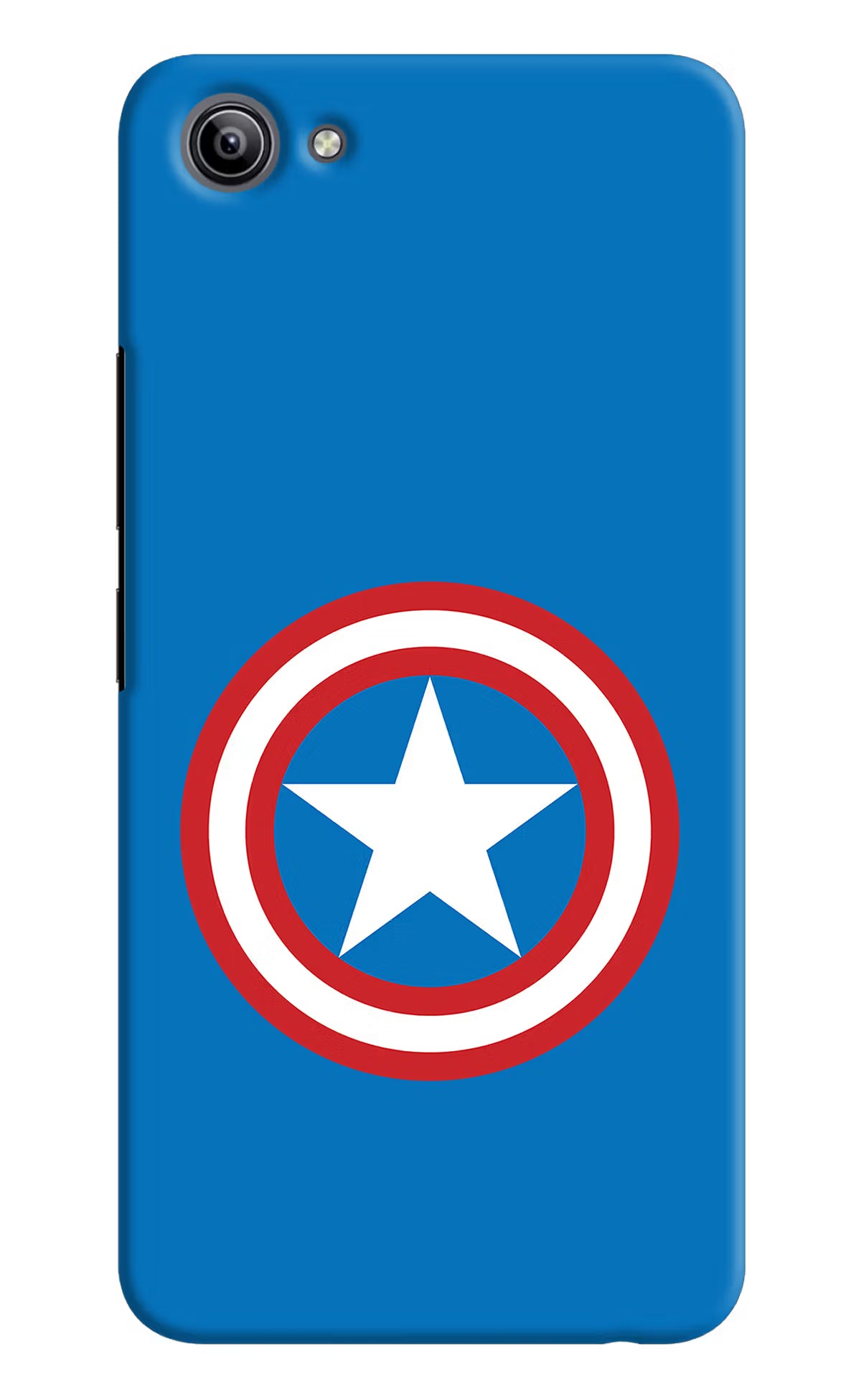 Captain America Logo Vivo Y81i Hard Case Back Cover by Casekaro