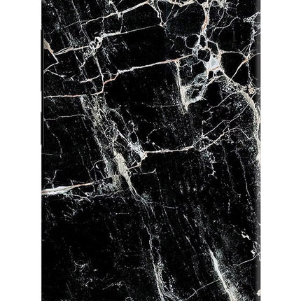 Black Marble Texture Vivo Y81i Hard Case Back Cover by Casekaro