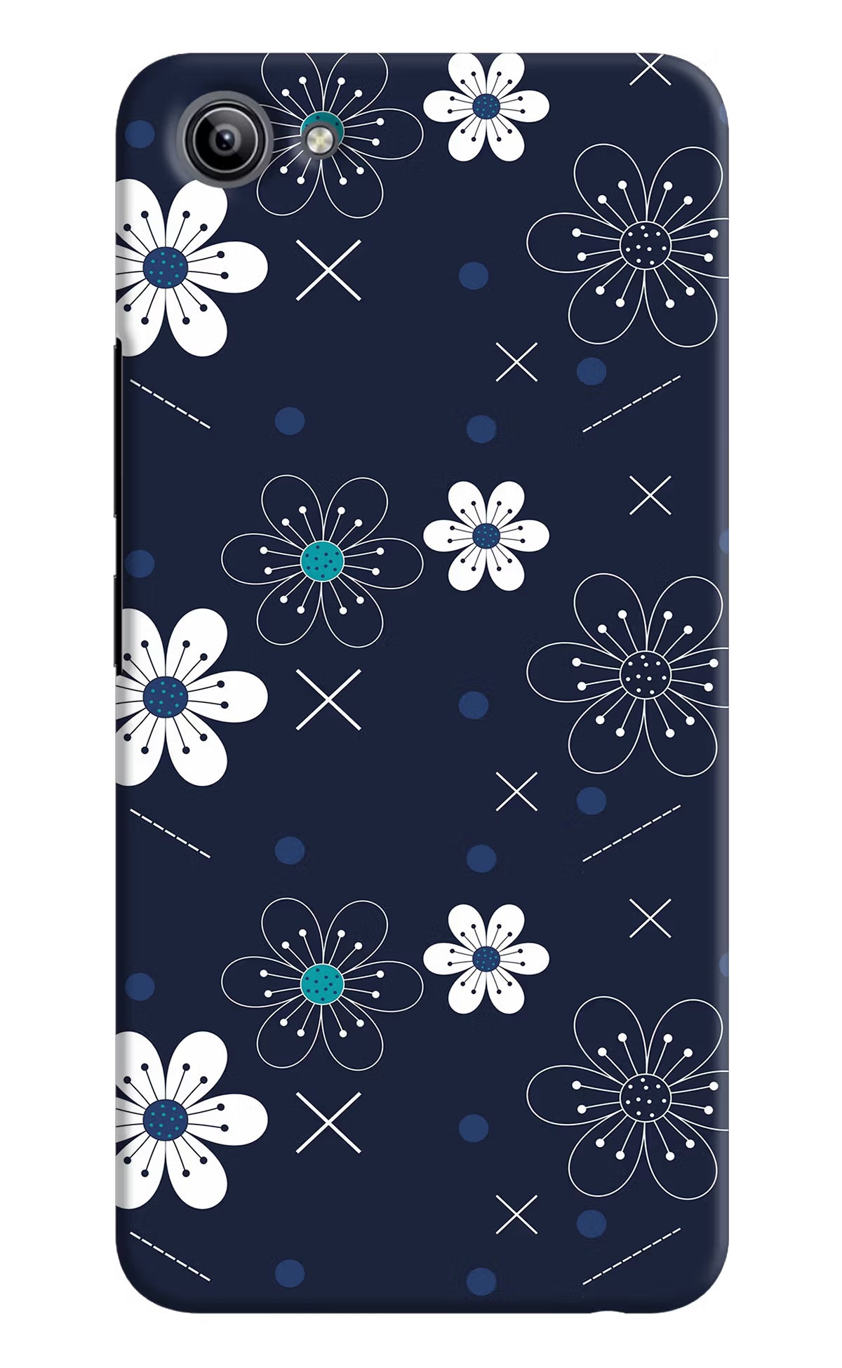 Flowers Vivo Y81i Hard Case Back Cover by Casekaro