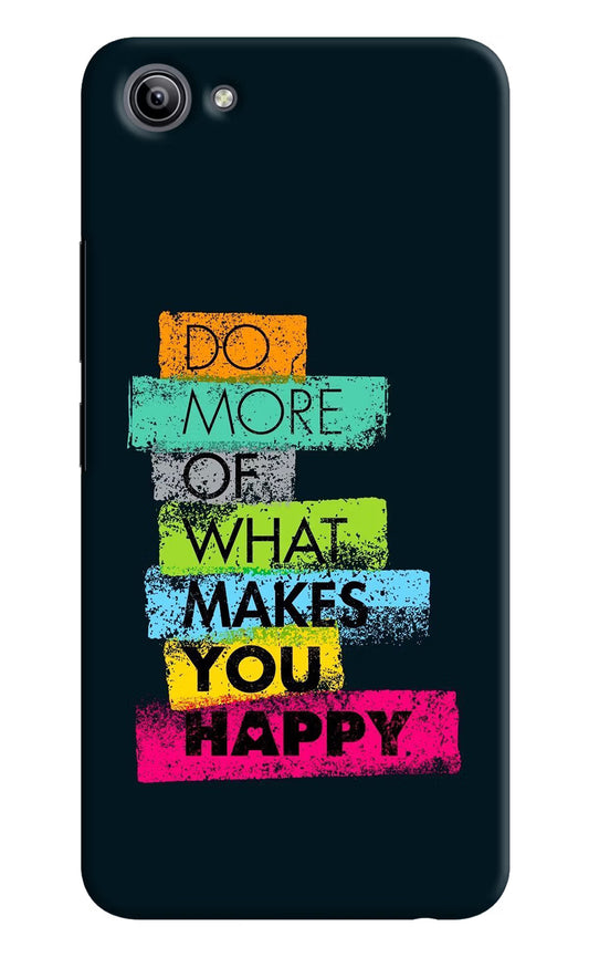 Do More Of What Makes You Happy Vivo Y81i Hard Case Back Cover by Casekaro