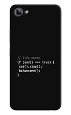 Life Motto Code Vivo Y81i Hard Case Back Cover by Casekaro