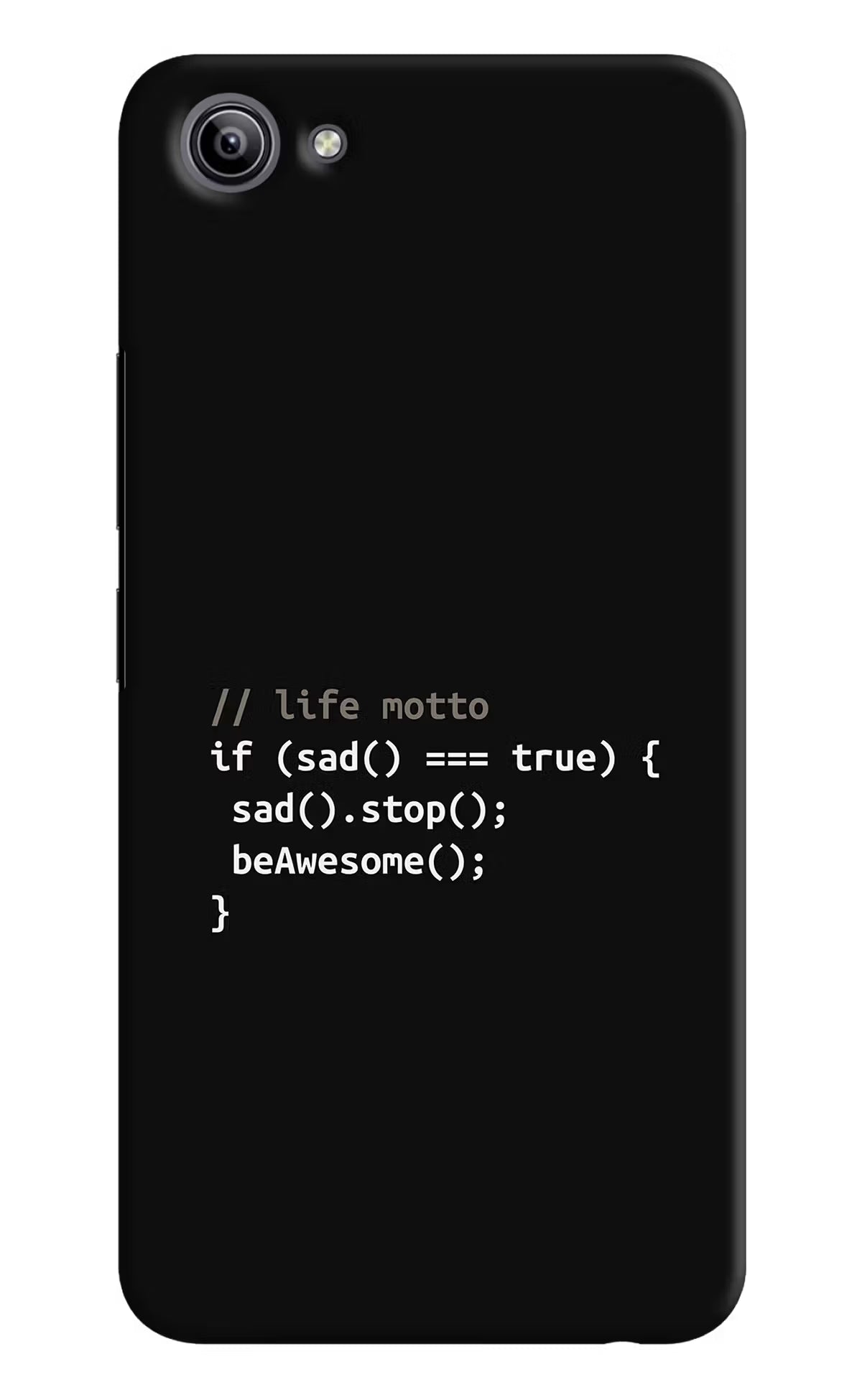 Life Motto Code Vivo Y81i Hard Case Back Cover by Casekaro