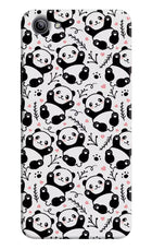 Cute Panda Vivo Y81i Hard Case Back Cover by Casekaro