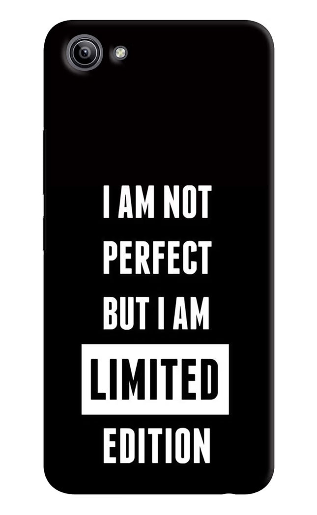 I Am Not Perfect But I Am Limited Edition Vivo Y81i Hard Case Back Cover by Casekaro