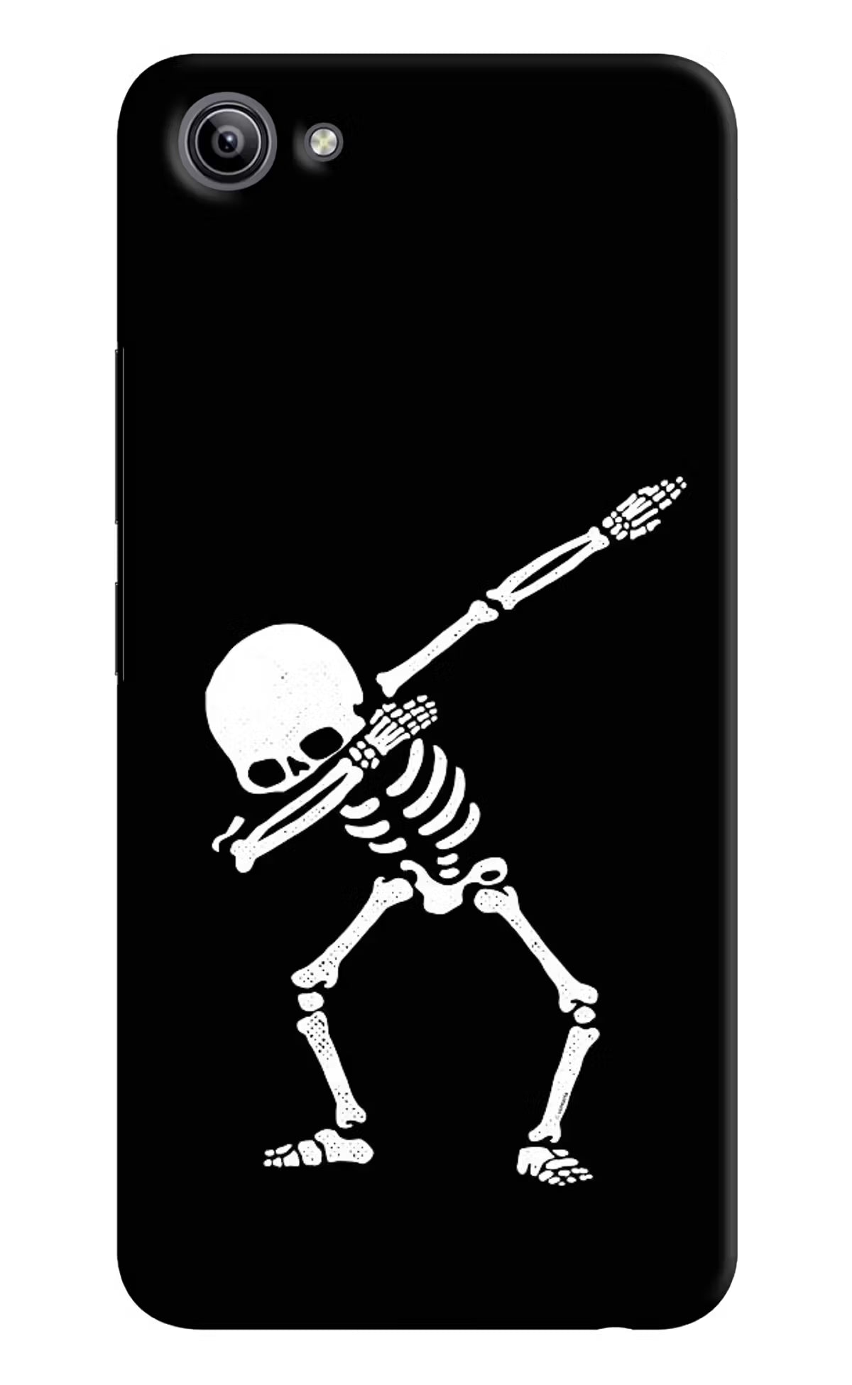 Dabbing Skeleton Art Vivo Y81i Hard Case Back Cover by Casekaro