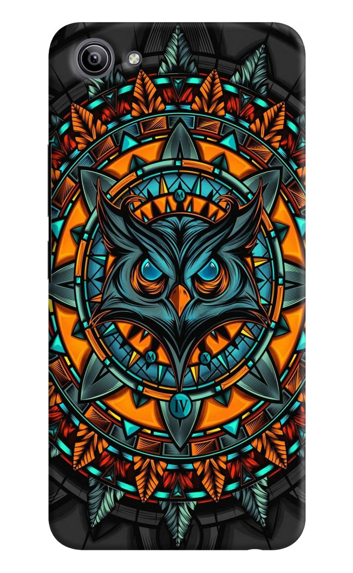 Angry Owl Art Vivo Y81i Hard Case Back Cover by Casekaro