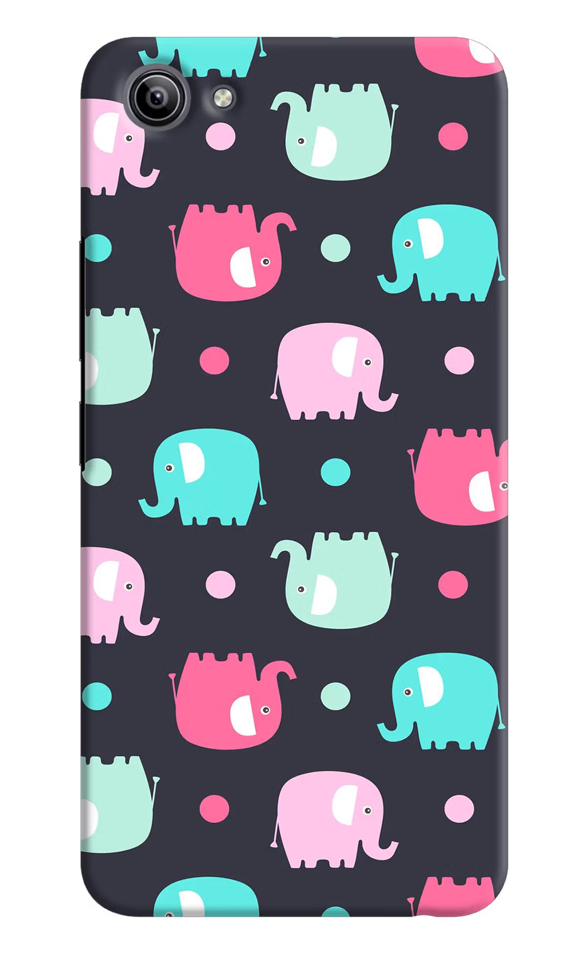 Elephants Vivo Y81i Hard Case Back Cover by Casekaro