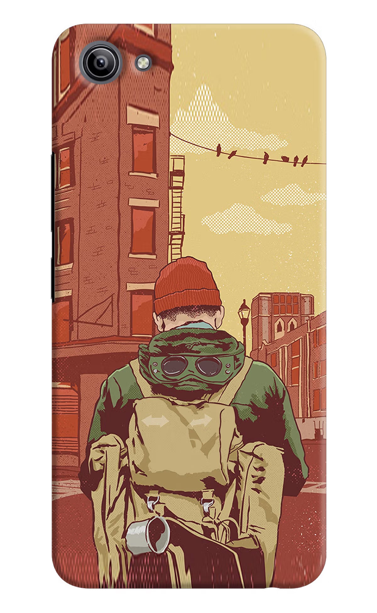 Adventurous Vivo Y81i Hard Case Back Cover by Casekaro