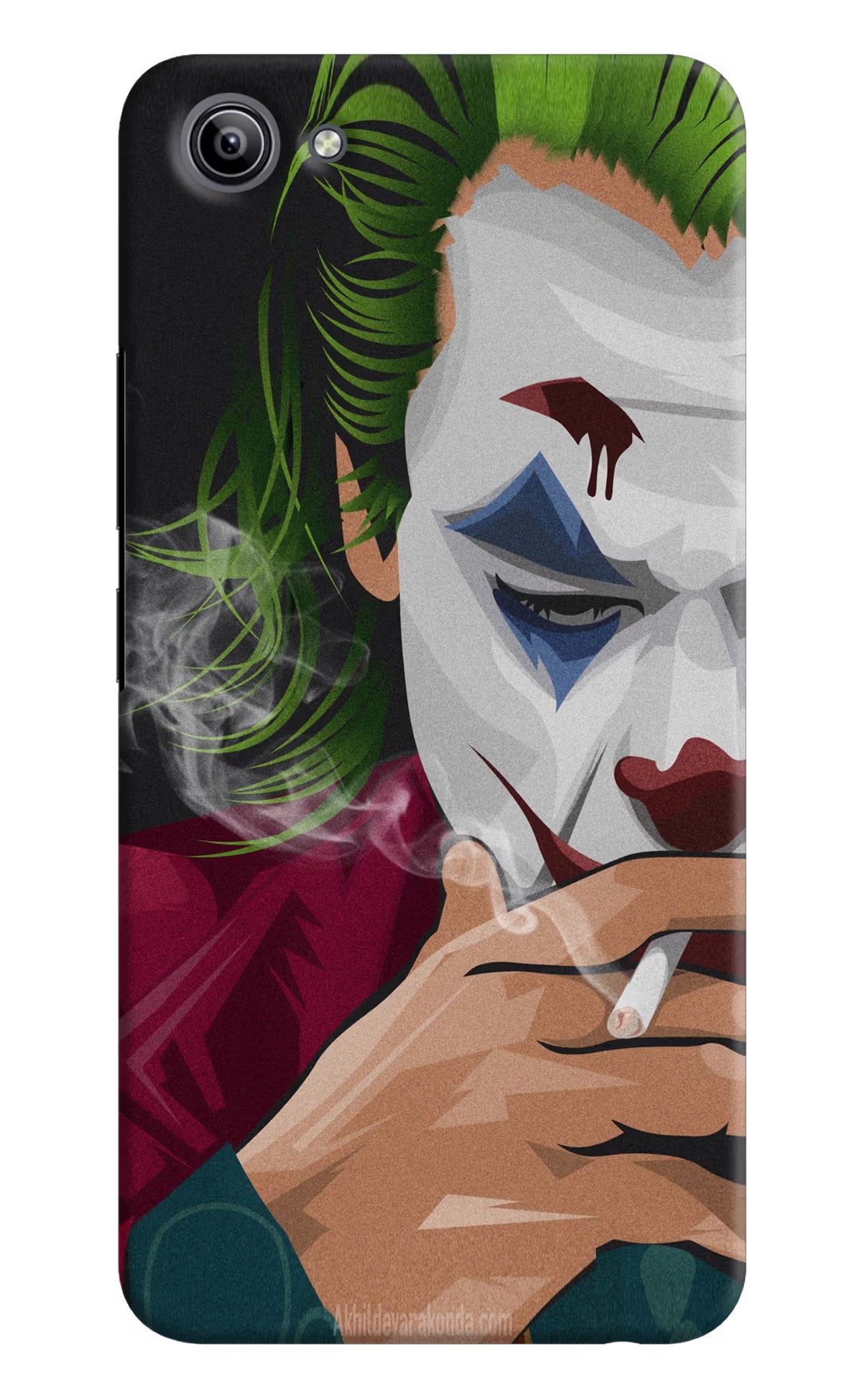 Joker Smoking Vivo Y81i Hard Case Back Cover by Casekaro