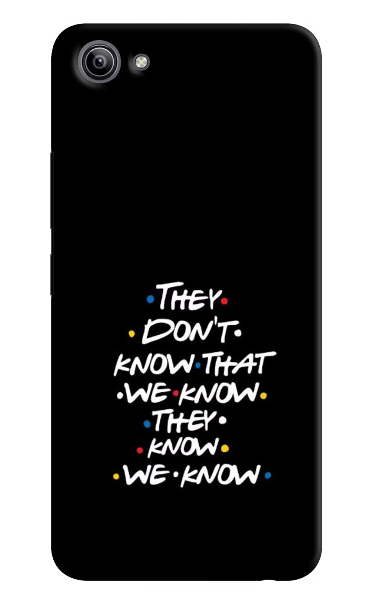 FRIENDS Dialogue Vivo Y81i Hard Case Back Cover by Casekaro