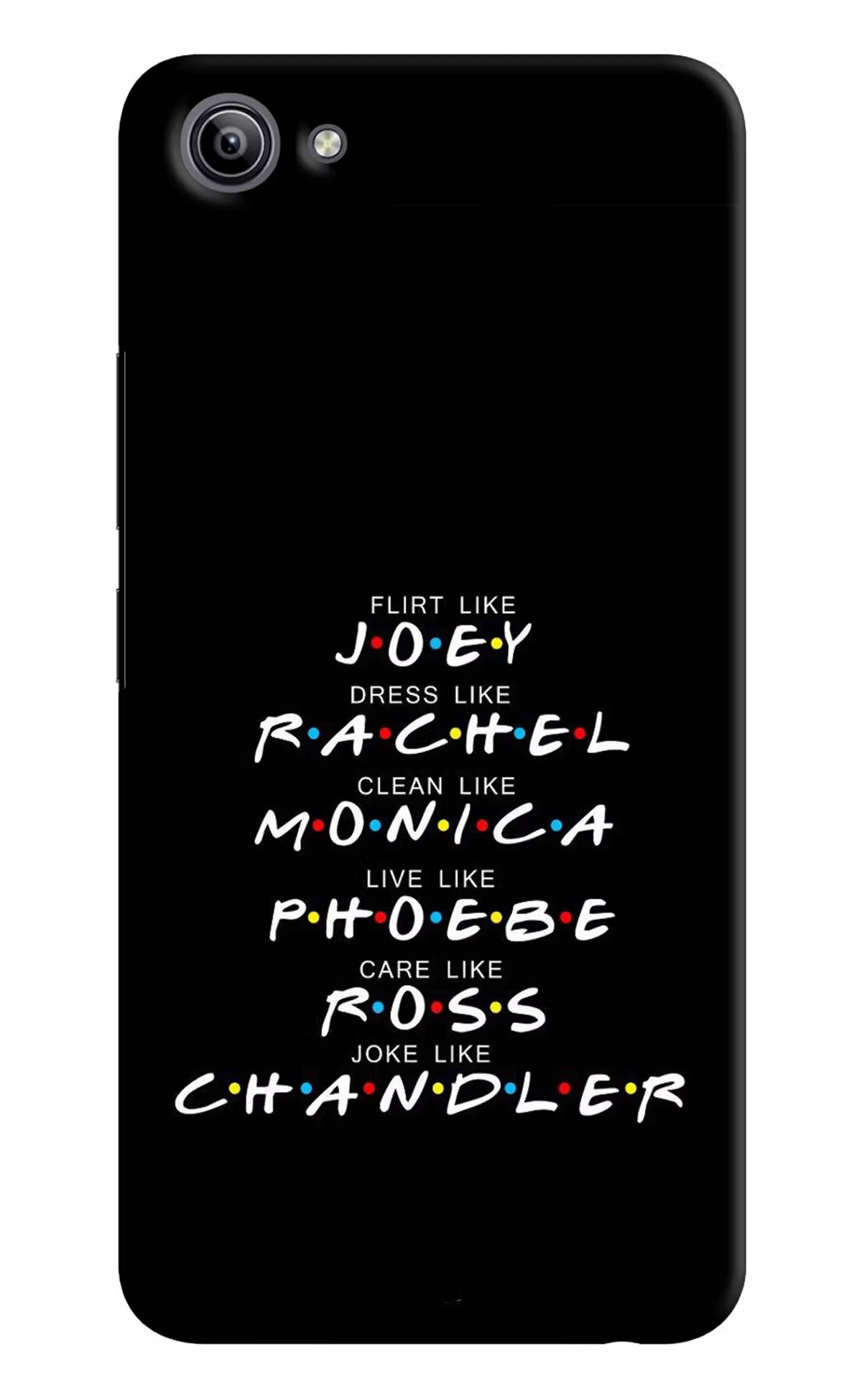 FRIENDS Character Vivo Y81i Hard Case Back Cover by Casekaro