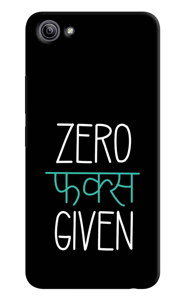 Zero Fucks Given Vivo Y81i Hard Case Back Cover by Casekaro