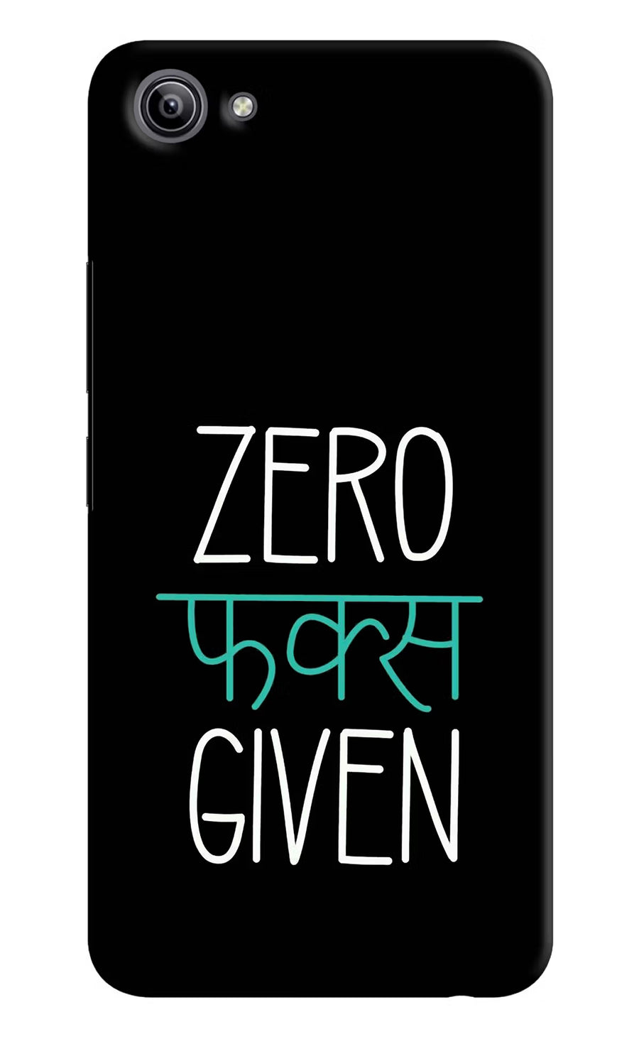 Zero Fucks Given Vivo Y81i Back Cover, Hard case