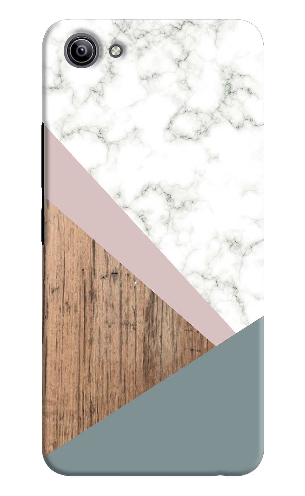 Marble wood Abstract Vivo Y81i Hard Case Back Cover by Casekaro