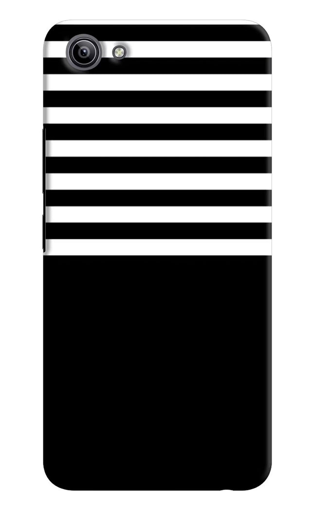 Black and White Print Vivo Y81i Hard Case Back Cover by Casekaro
