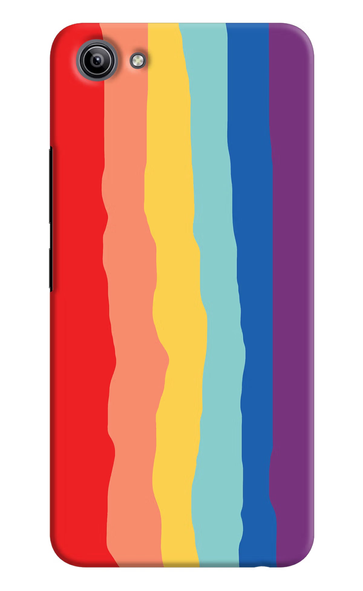 Rainbow Vivo Y81i Hard Case Back Cover by Casekaro