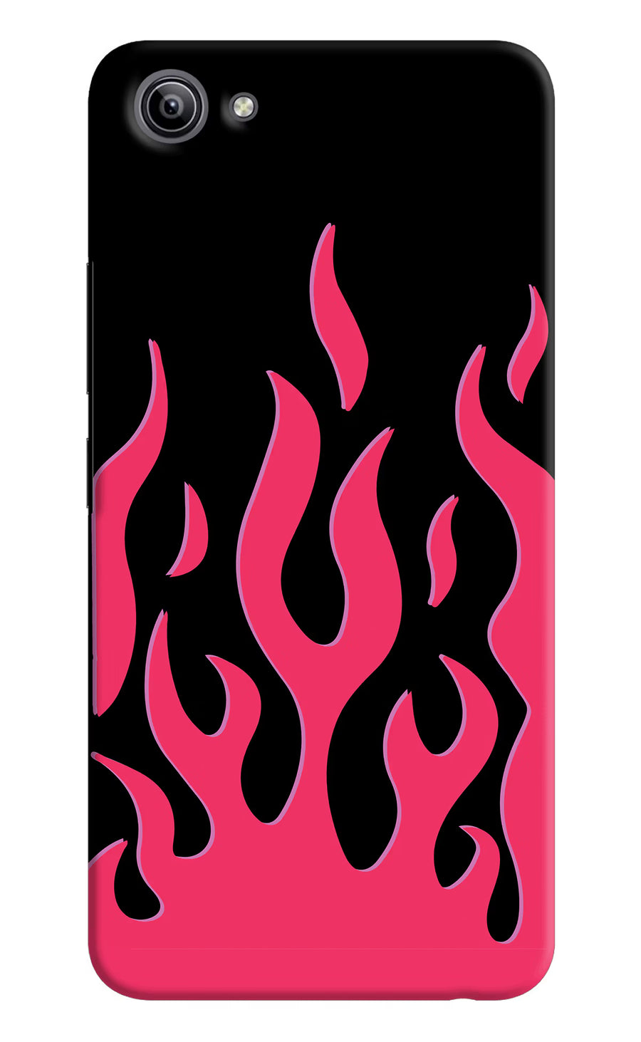 Fire Flames Vivo Y81i Back Cover, Hard case