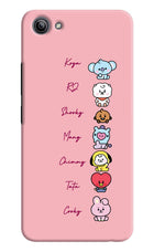 BTS names Vivo Y81i Hard Case Back Cover by Casekaro