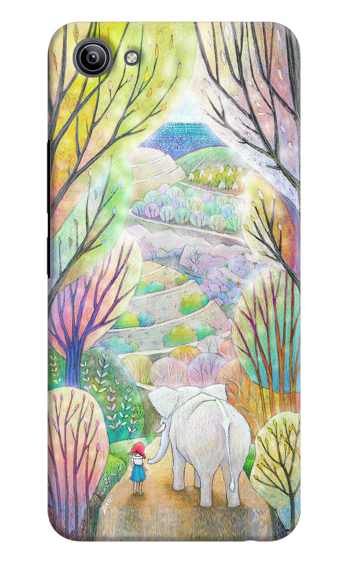 Nature Painting Vivo Y81i Hard Case Back Cover by Casekaro