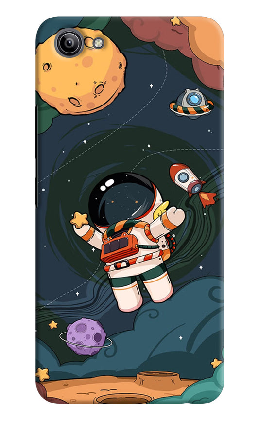 Cartoon Astronaut Vivo Y81i Hard Case Back Cover by Casekaro