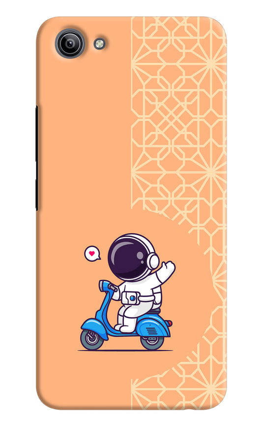 Cute Astronaut Riding Vivo Y81i Hard Case Back Cover by Casekaro