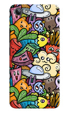 Veggie Doodle Vivo Y81i Hard Case Back Cover by Casekaro