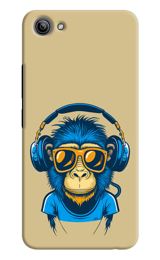Monkey Headphone Vivo Y81i Hard Case Back Cover by Casekaro