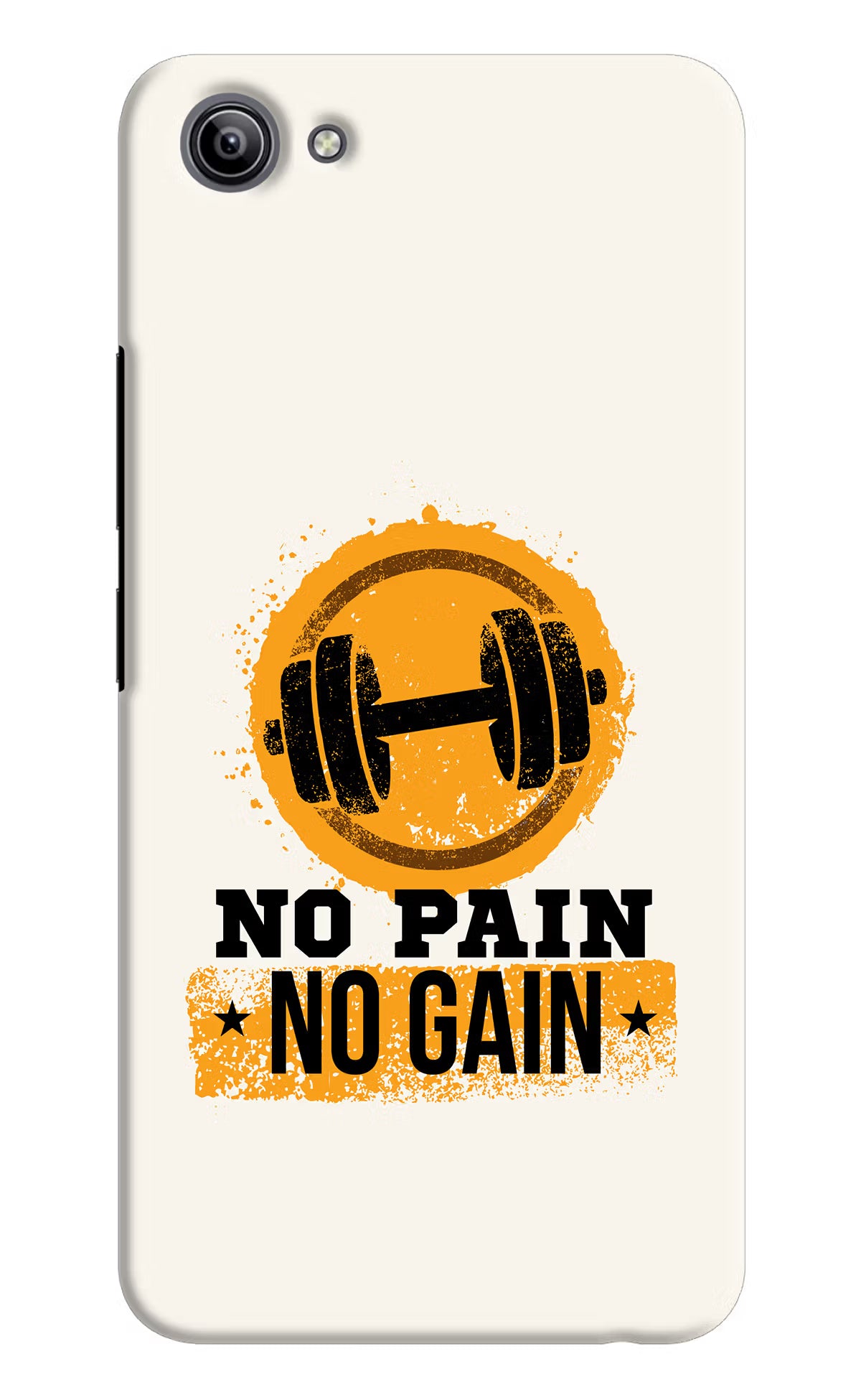 No Pain No Gain Vivo Y81i Hard Case Back Cover by Casekaro