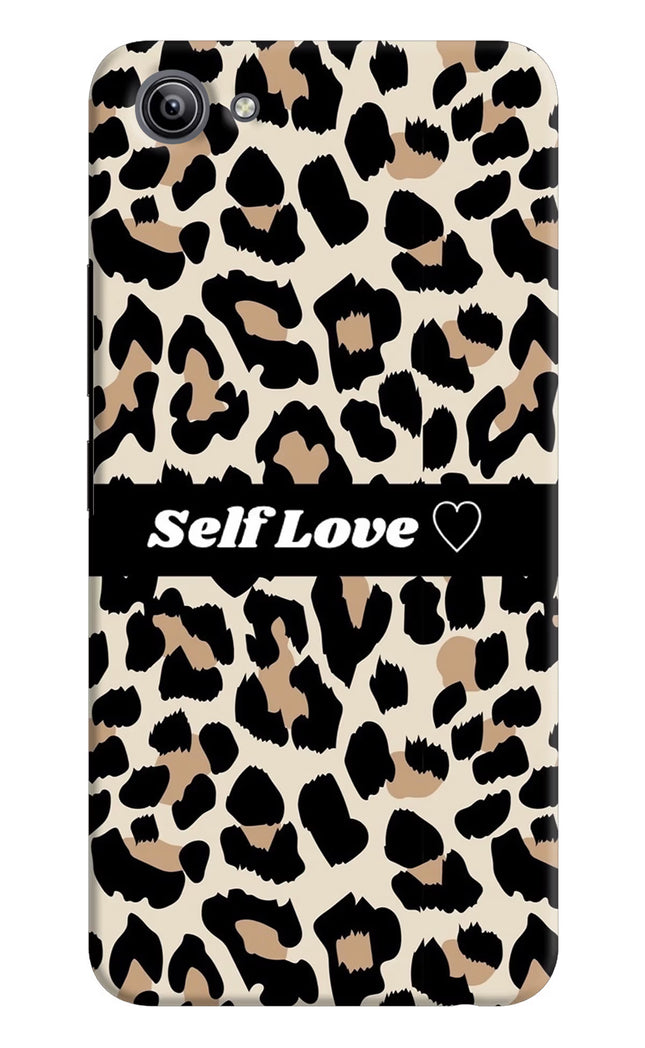 Leopard Print Self Love Vivo Y81i Hard Case Back Cover by Casekaro