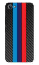 BMW Stripes Pattern Vivo Y81i Hard Case Back Cover by Casekaro