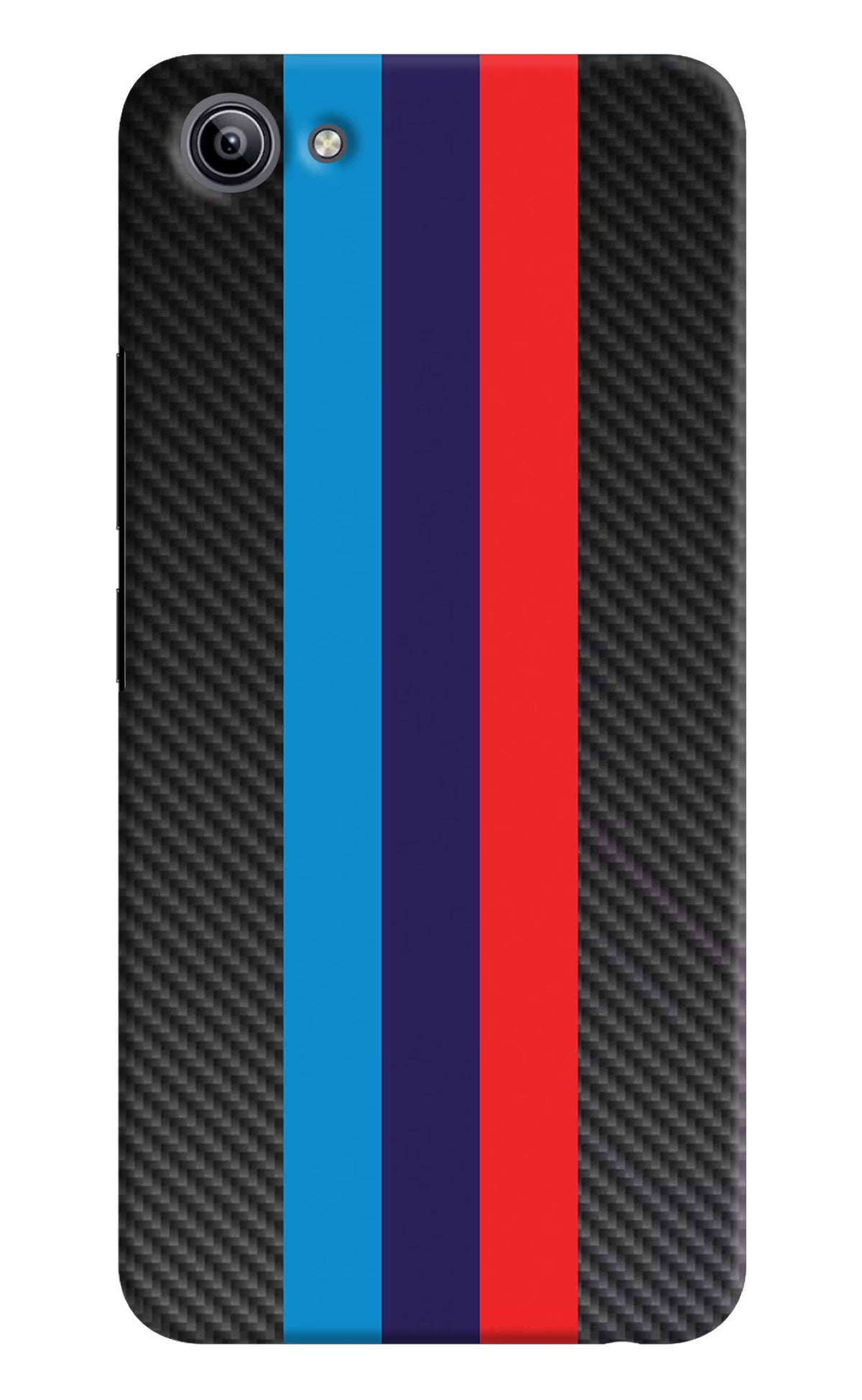 BMW Stripes Pattern Vivo Y81i Hard Case Back Cover by Casekaro