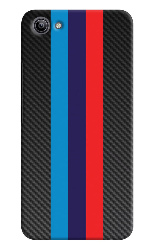 BMW Stripes Pattern Vivo Y81i Hard Case Back Cover by Casekaro