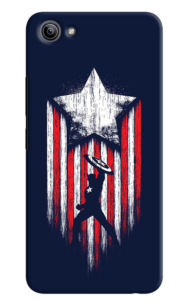 Captain America Marvel Art Vivo Y81i Hard Case Back Cover by Casekaro