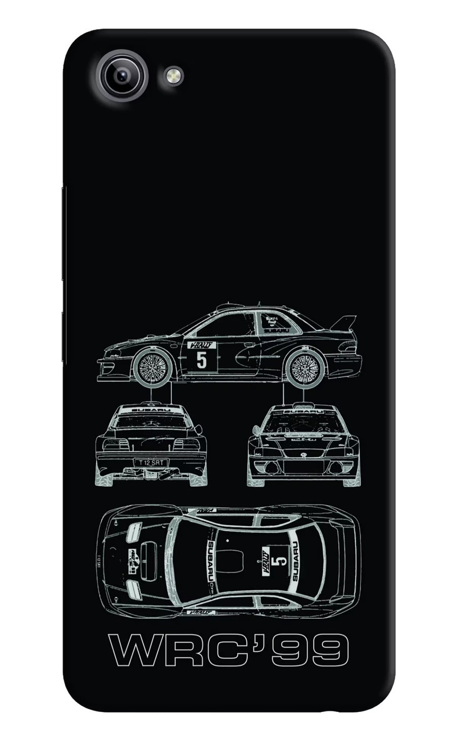 WRC'99 Vivo Y81i Back Cover, Hard case