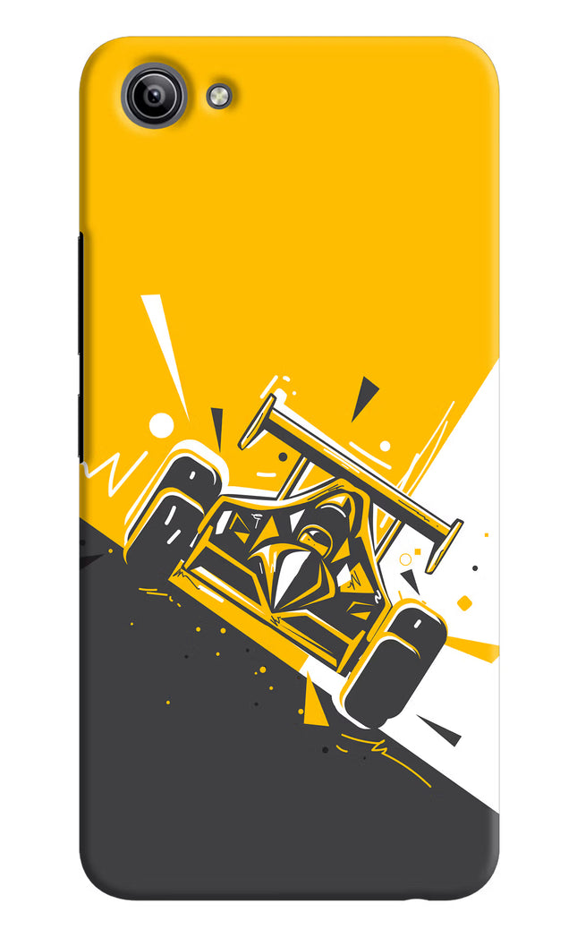 Track King Vivo Y81i Hard Case Back Cover by Casekaro