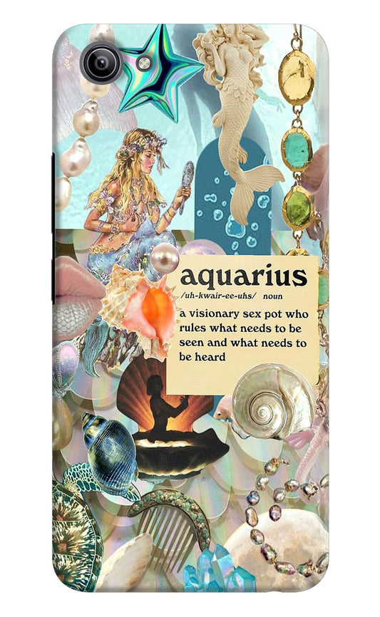 Aquarius Zodiac Vivo Y81i Hard Case Back Cover by Casekaro
