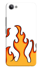 Fired Up – White Vivo Y81i Hard Case Back Cover by Casekaro