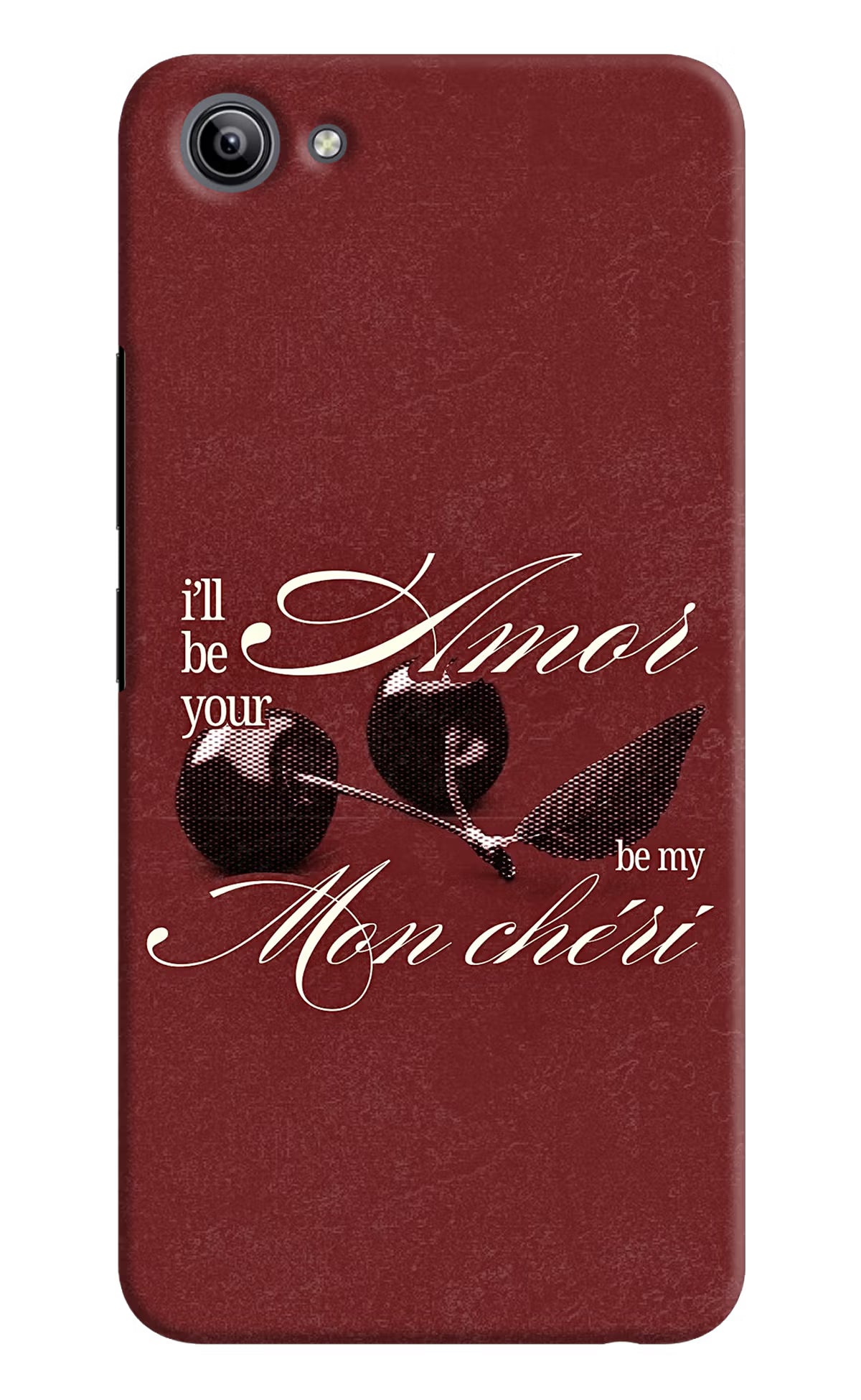Velvet Cherry Vivo Y81i Back Cover