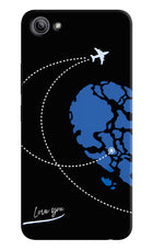 Love Orbit Vivo Y81i Hard Case Back Cover by Casekaro
