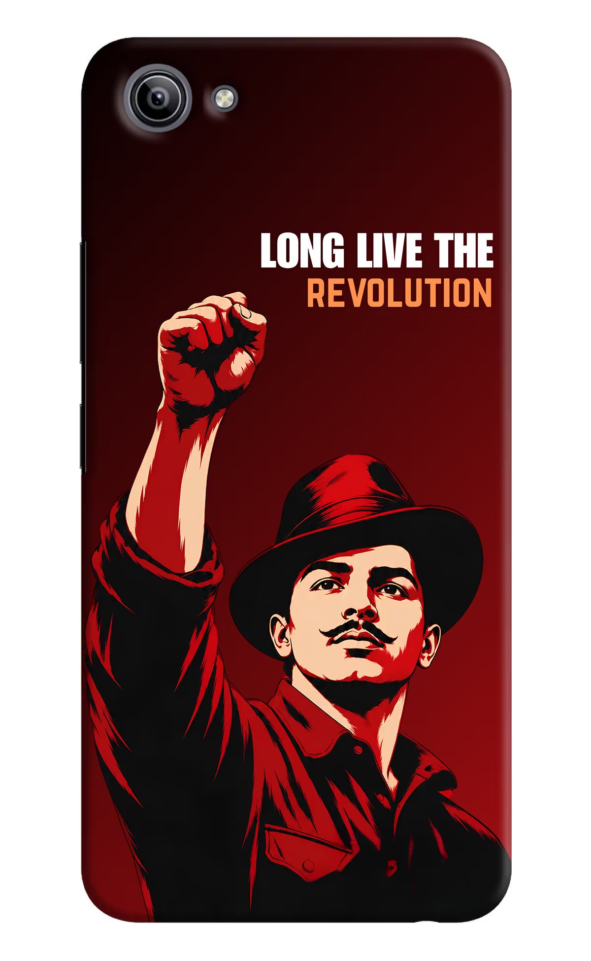 Bhagat Singh Revolution Vivo Y81i Back Cover