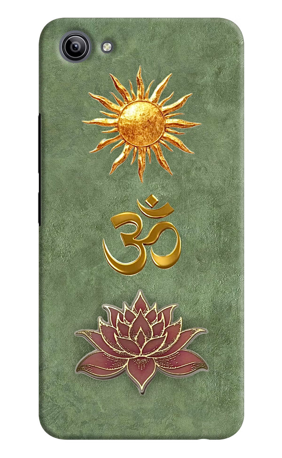 Om & Lotus Vivo Y81i Back Cover, Hard case