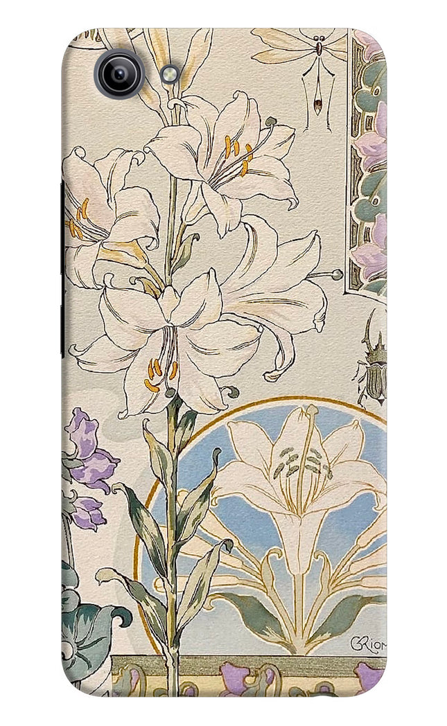 White Lily Vivo Y81i Hard Case Back Cover by Casekaro