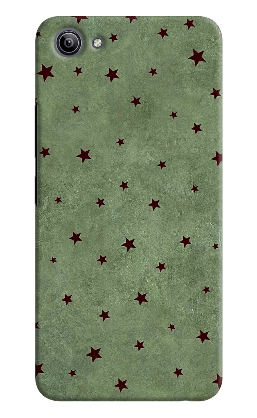 Green Stars Vivo Y81i Back Cover, Hard case