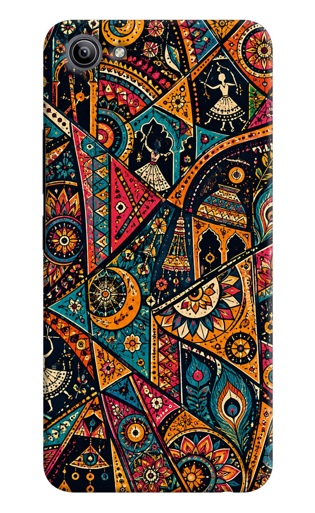 Folk Print Vivo Y81i Hard Case Back Cover by Casekaro
