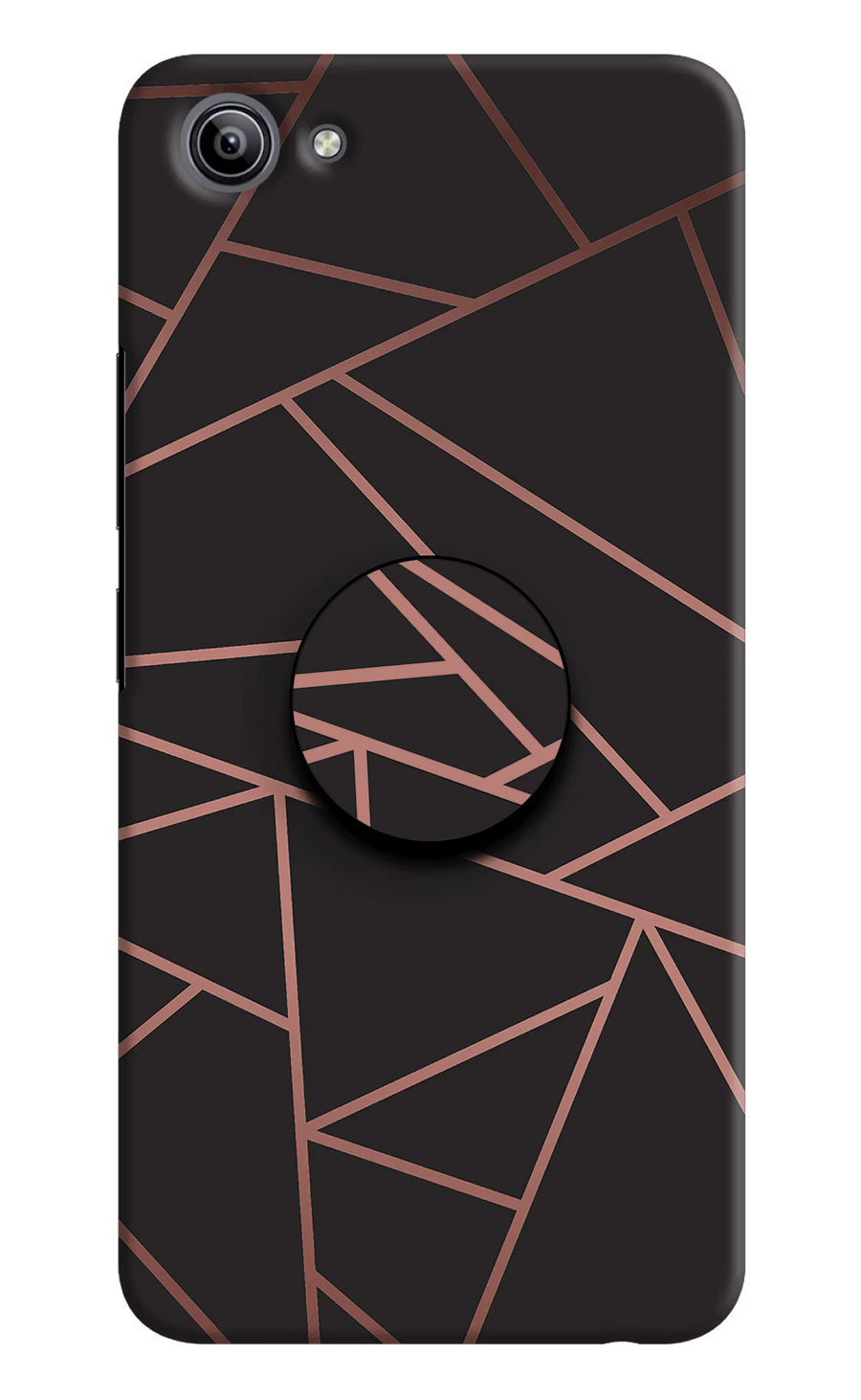 Geometric Pattern Vivo Y81i Pop Case, Hard case
