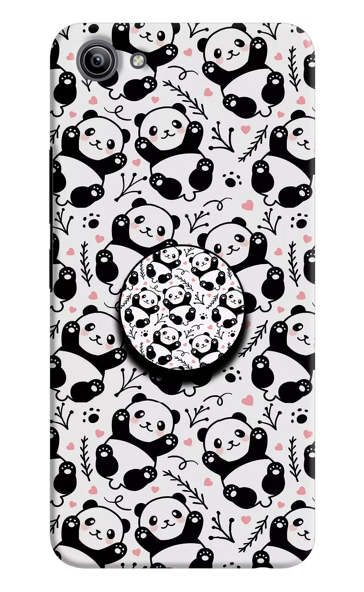 Cute Panda Vivo Y81i Pop Case by Casekaro