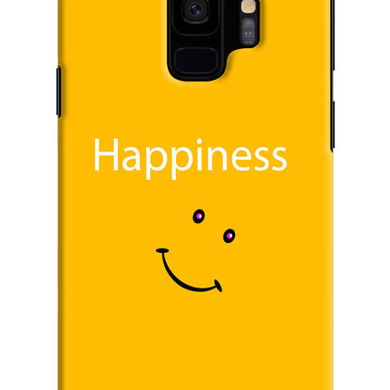 Happiness With Smiley Samsung S9 Hard Case Back Cover by Casekaro